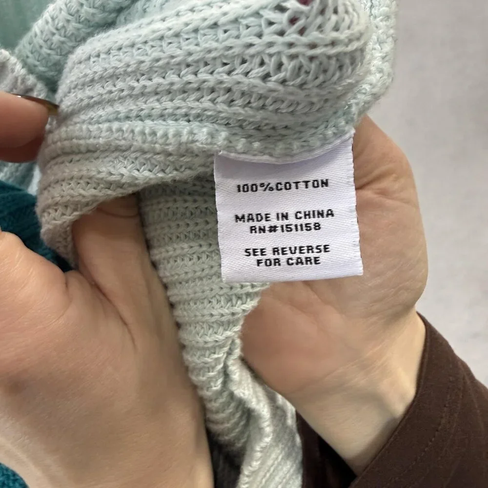 525 Sweater Womens Small Multicolor Tie Dye Chevron Crewneck Knit Pullover - Picture 3 of 9